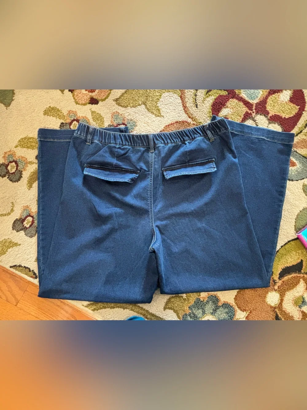 Dark Blue Denim Jeans - Picture 5 of 5